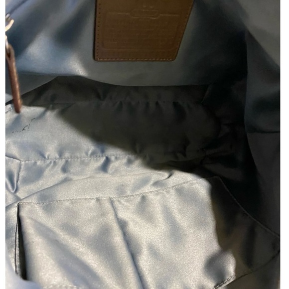 Coach vintage CC signature print nylon satchel handbag - Picture 10 of 11